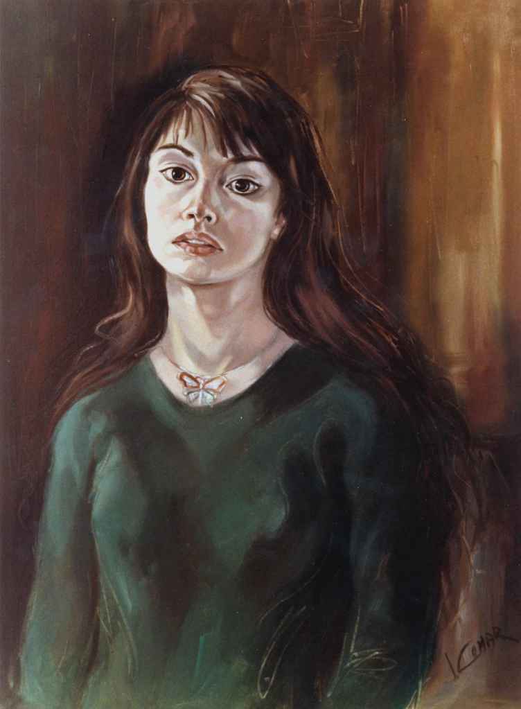 Figura in verde (60x80 cm)