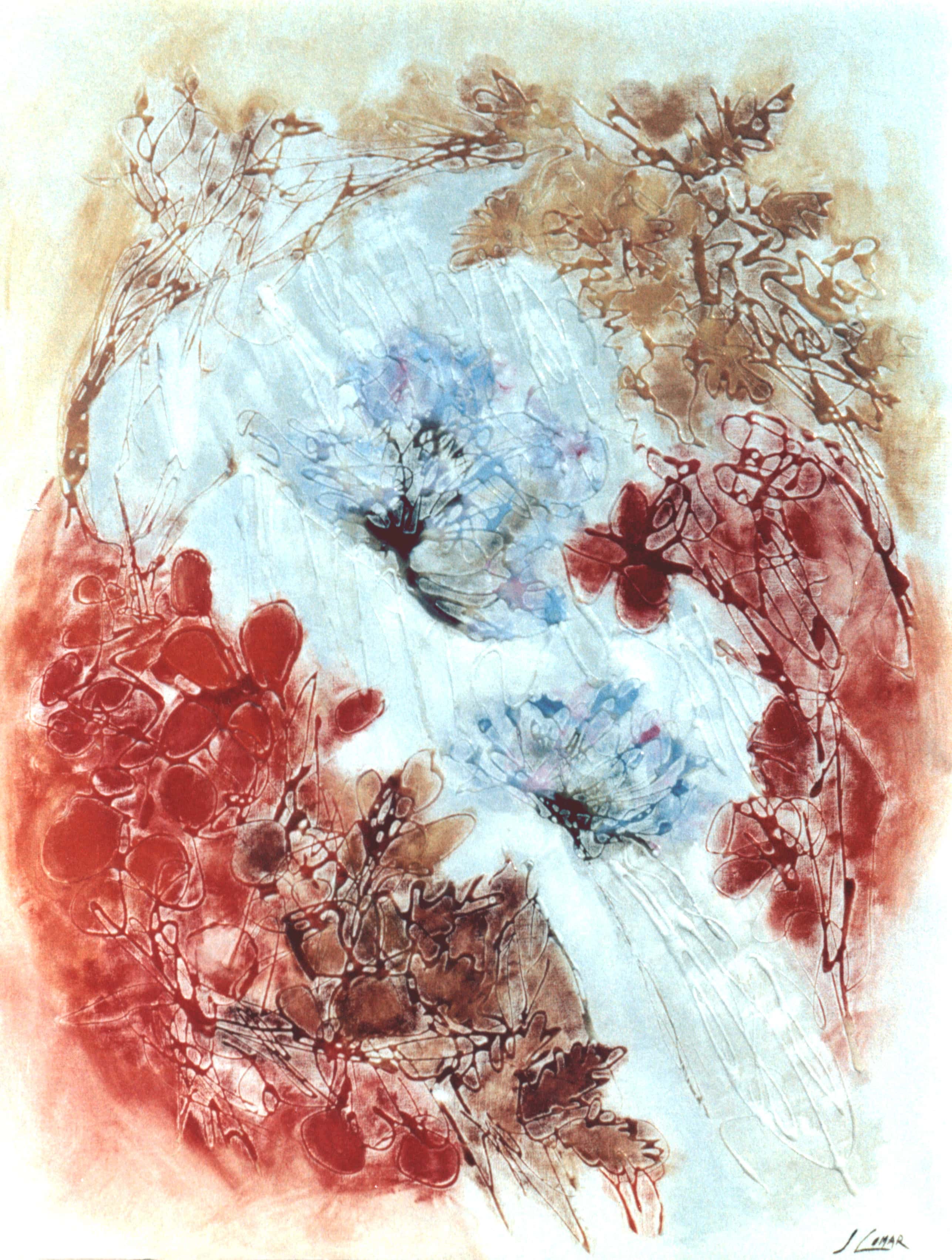 Vegetazione carsica (60x80 cm)